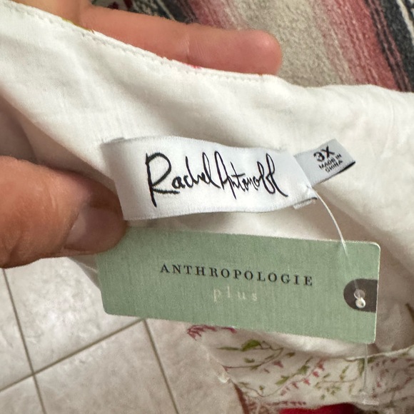 NWT Anthropologie Plus Rachel Antonoff Eliana Sleeveless Babydoll Mini Dress - Picture 4 of 6